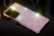 Bling Echt Diamant Schutz Hülle Case F Samsung Hergestellt mit SWAROVSKI ELEMENT