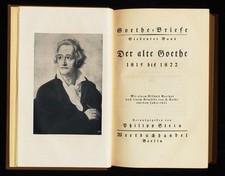 Der alte Goethe 1815 bis 1822