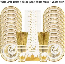 Eid Mubarak Einweggeschirr Set