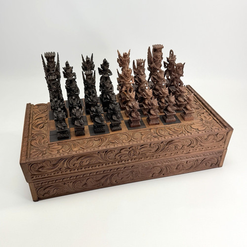 Holz schachspiel schachbrett - holz,