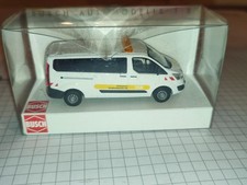 Busch H0 52434 Ford Transit Custom Flachdach Bus, SSB Stuttgart / 1:87
