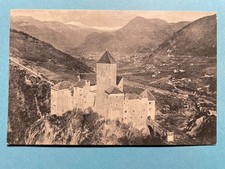Alte AK von Burg Karneid mit Blick auf Bozen, Gandkofel, nicht gelaufen