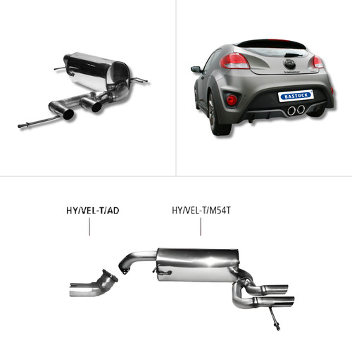 Bastuck sportauspuff hyundai - sportauspuff,