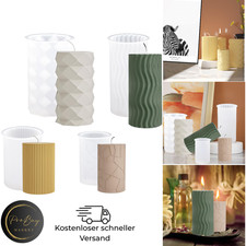 Silikon Kerzenformen Set 4