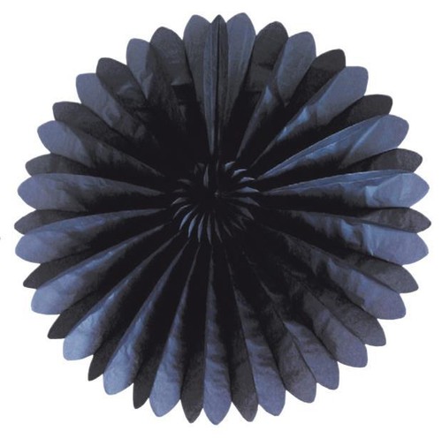 Dekofächer schwarz 60cm - dekofächer,