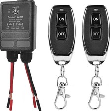 Fernbedienung Schalter, 12V Funkschalter, DC12V~72V 30A Relais Fernschalter, 100