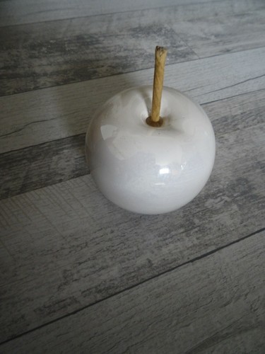 Deko apfel weiss - apfel,