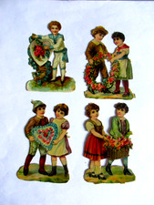 WUNDERSCHÖN ALT SELTEN  vor / um  1900  je Bild ca. 7 cm hoch  schön gearbeitet