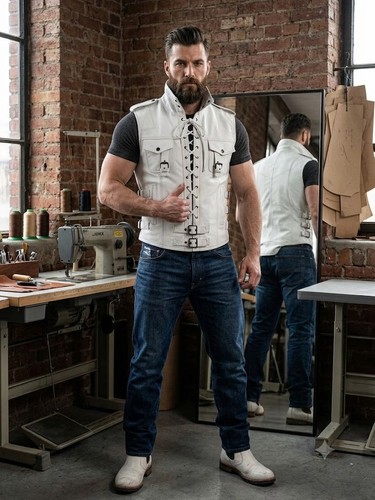 Men front lace - lace, style