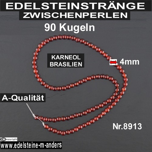 Karneol kugel strang schmuck - kugel,