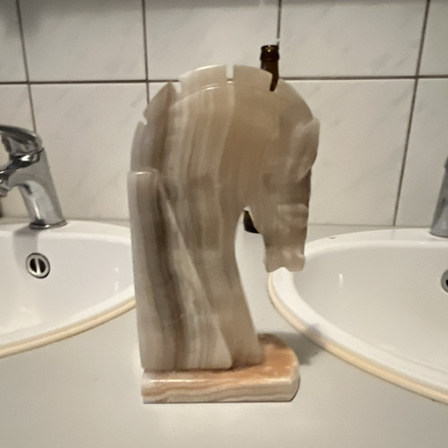 Pferdekopf skulptur dekofigur - pferdekopf,