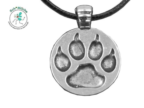 Anhänger pfotenaufdruck hund - pfotenaufdruck,