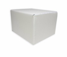 Bandscheibenwürfel 55x45x35cm Weiß Bezug Stufenlagerung Stufenbett Reha 