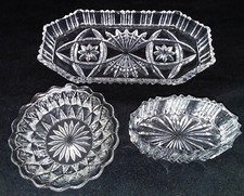 Kristall Schale Konvolut 3