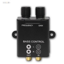Subwooferweiche, Bass-Regler, Frequenz-Weiche regelbar, Cinch Aktiv-Weiche Bass