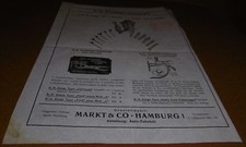 werkzeug k d ventilfeder hebe zange markt & co  hamburg alt reklame werbung 1929
