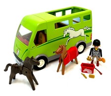 Playmobil * 6928 * Reiterhof * Pferdetransporter mit Ausstattung