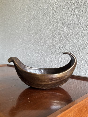 Schwere vintage bronzeschale - schwere,