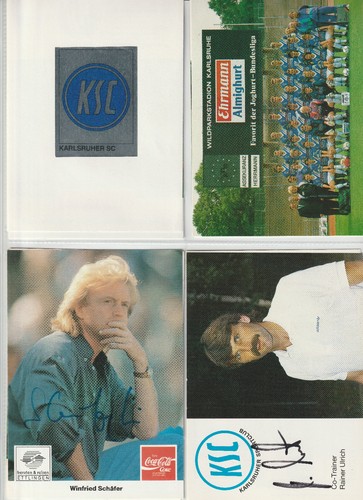Ksc autogrammkarten xxl set - ksc,