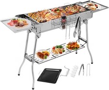 BBQ Grill Klappgrill Edelstahl