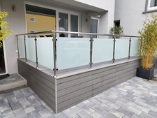 V2A Geländer Balkon Treppe Terrasse Edelstahl Bausatz Brüstung Handlauf