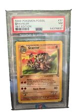 PSA 7 Graveler Pokemon Fossil 1999 1 Edition ENG