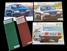 5x OPEL REKORD E Prospekt