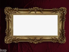 Wandspiegel gold 96x57 - 96x57, antik