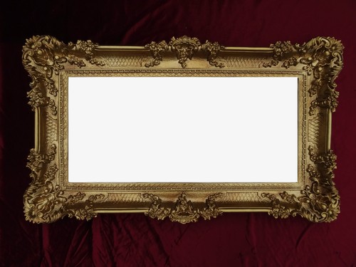 Wandspiegel gold 96x57 antik - wandspiegel,