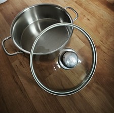 WMF Topf, Cromargan® Edelstahl Rostfrei 20 cm Ø 24 cm