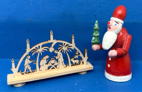 Weihnachtsmann lichterbogen - weihnachtsmann,