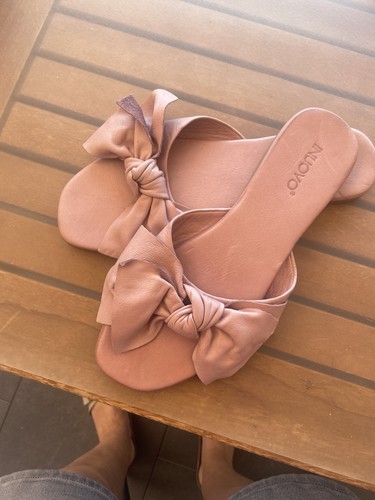 Pantolette pastellrosa leder - pastellrosa,,