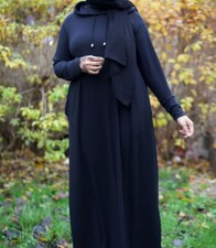 UK Damen Muslim Hoodie Maxi