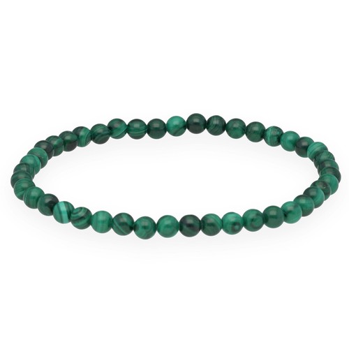 Malachit mini kugelarmband 4mm - mini-kugelarmband,