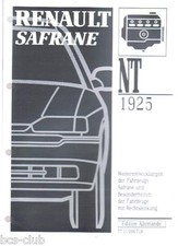 RENAULT SAFRANE Rechtslenker