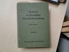 Handbuch der Preussischen Staatsforstverwaltung 1929 , Forst  , Preussen 