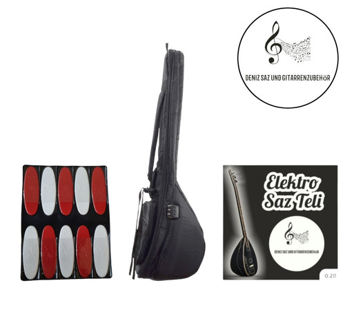 Saz baglama mizrap canta - baglama,