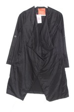 SEE YOU Übergangsmantel Damen Mantel Gr. DE 36 schwarz Casual-Look