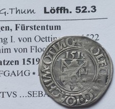 Öttingen, 1/2 Batzen 1519