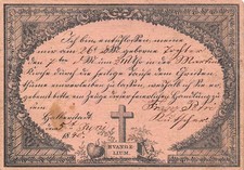 Halberstadt Taufkarte von 1840 ngl 173.399