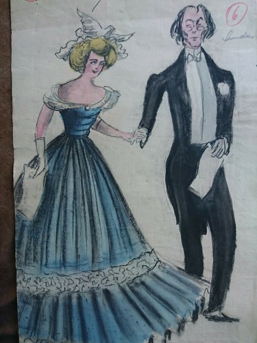 Alte jugendstil grafik - alte,