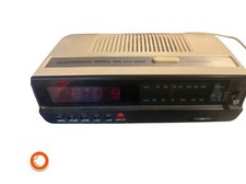 1970er Weltfunk 300A Electronic Clock Radio Uhrenradio Wecker voll funktionsf.