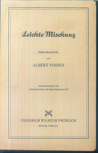 Albert vossen leichte - ~,
