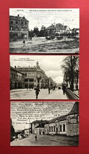 3 x AK SAARBURG in Lothringen 1916 Bühlerstrasse mit Soldatenheim ( 59563