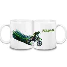 Motocross Tasse Name / Keramik