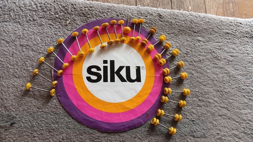 Siku achsen mit gelbe felgen - ,