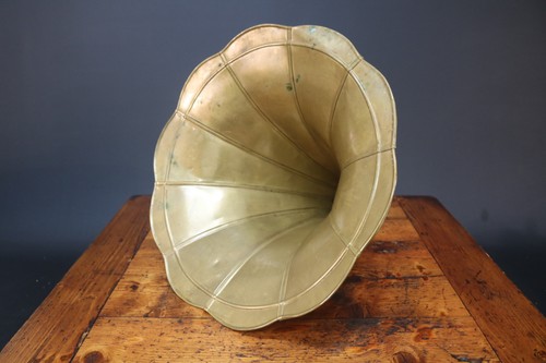 Hmv grammophon horn original - grammophon,