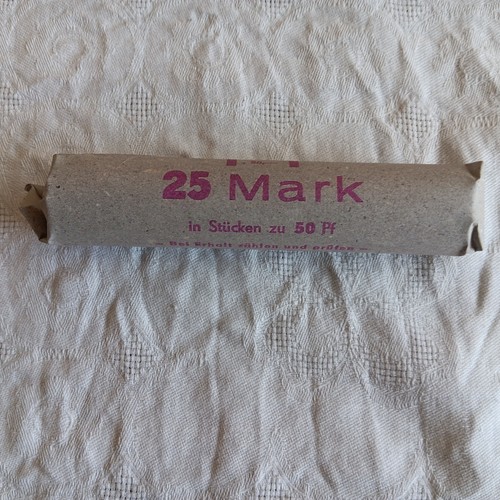 Ddr münzrolle mark - 25, in