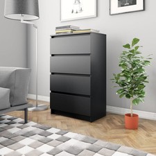 Kommode mit 4 Schubladen Sideboard Modern Anrichte Spanplatte Schubladenschrank