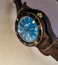Vostok Bronze Scuba Dude Automatic Armbanduhr, Bronze Gehäuse, Amphibia 